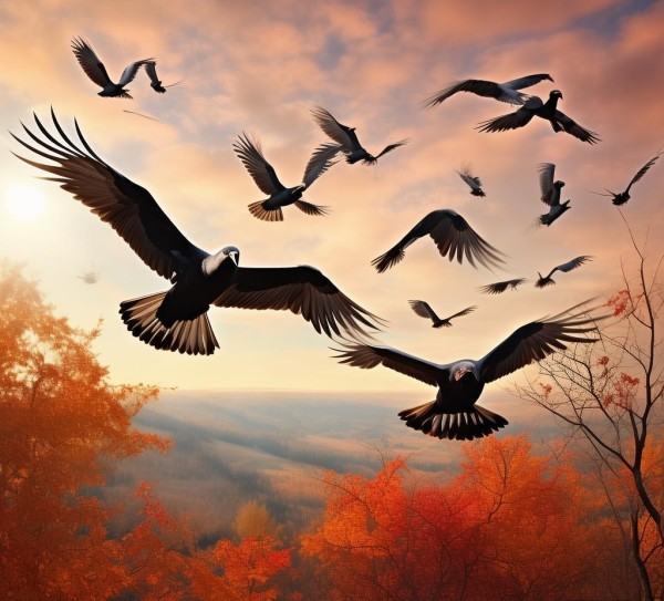 秋日归鸿，探寻大雁南飞的迁徙之谜