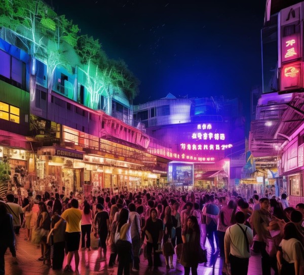 虎泉夜场位置全解析，武汉光谷核心区的夜生活秘境