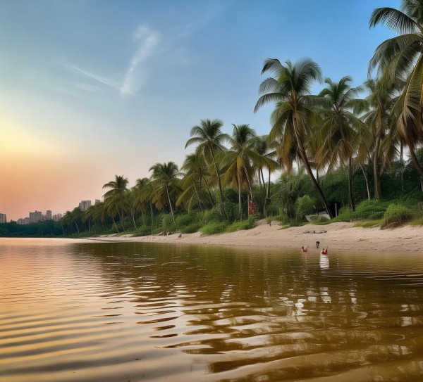 义乌幸福湖沙滩位置探秘，城市绿洲里的休闲秘境