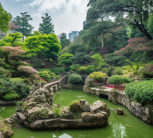 开平人民公园位置探析，城市绿肺的地理坐标与特色