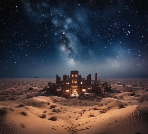 中卫沙漠酒店探秘，沙漠中的星空与沙海之梦