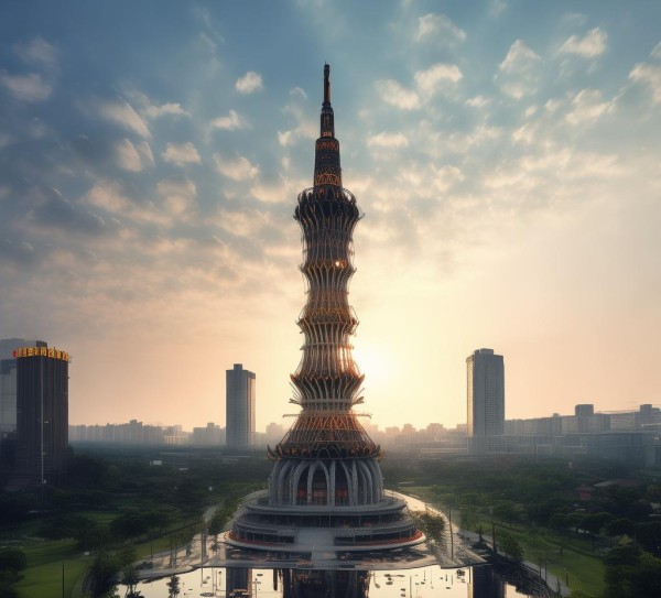 探寻江门龙光塔的地理位置，历史地标与城市坐标